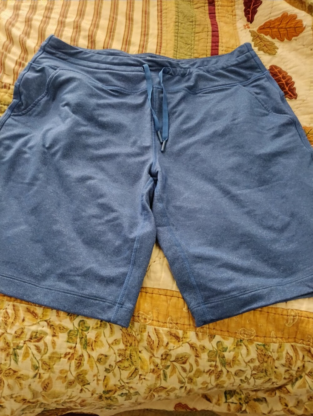 Women's Blue Casual Mondwtra  Drawstring Shorts Sz xl.